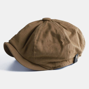 Collrown Men Vintage Painter Beret Czapki Ośmiokąt