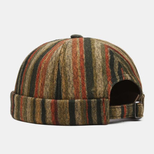 Collrown Unisex Kontrastowe Kolorowe Paski Wzór Ca