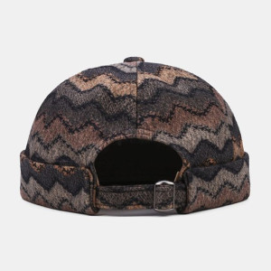 Collrown Unisex Kontrastowy Kolor Wave Stripes Pat