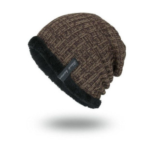 Czapka Tide Knit Wool Hat Season Plus Warm Ab Yarn