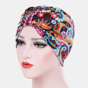 Damski Bawełniany Colorful Duszpasterski Kwiatowy
