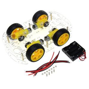Diy 4Wd Double-Deck Zestawy Podwozi Samochodów Sma