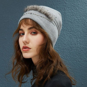 Kobiety Outdoor Winter Zagęścić Ski Beanie Cap Nau