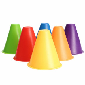 Kolorowe Stożki Slalomowe Marker Do Treningu Jazdy