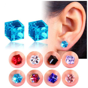Kreatywny Unisex Cubic Crystal Magnetyczny Klip Ko