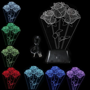 Lampa Led 3D Night Light Usb Creative Home Energoo