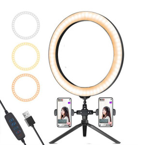 Lampa Pierścieniowa Led Stojak 3200K-5800K Ściemni