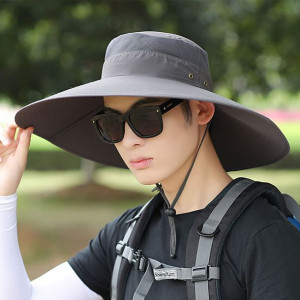Men Summer Uv Ochrona Wild Brim Visor Regulowany K