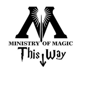 Ministry Of Magic Łazienka Naklejka Ścienna Home D