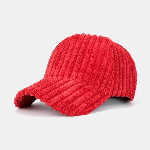 Sztruksowa Czapka Z Daszkiem W Paski Sun Hat Outdo