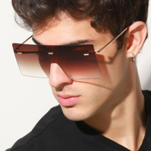 Unisex Gradient Color Square Frameless Fashion Coo