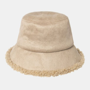 Unisex Lamb Fur Suede Plus Zagęścić Ciepły Wiatros