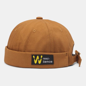 Unisex Letter Label Patch Regulowany Landlord Cap