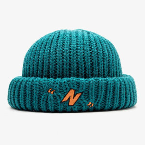 Unisex N-Letter Pattern Dzianiny Czapki Fashion Ca