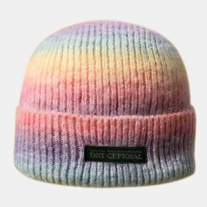Unisex Tie-Dye Color Gradient Mixed Coloe Ciepła O