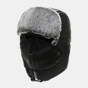Unisex Zimowa Zagęszczająca Ciepła Czapka Traperow