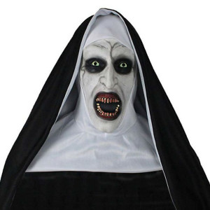 Valak Straszny Horror Zakonnica Cosplay Maska Late