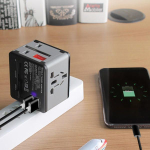 Wtyczka Konwertująca Usb Ipree Us Eu Au Uk Wtyczka