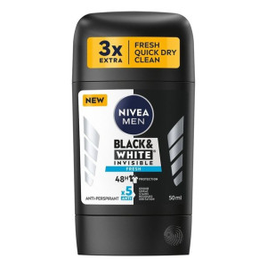  NIVEA NIVEA Men Dezodorant w sztyfcie męski BLACK & WHITE INVISIBLE FRESH