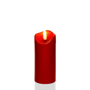 Imitacja świecy czerwona 12,5cm wkład LED