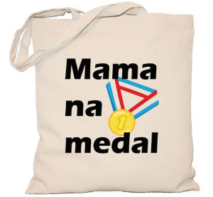 Torba płócienna DZIEŃ MAMY Mama na medal