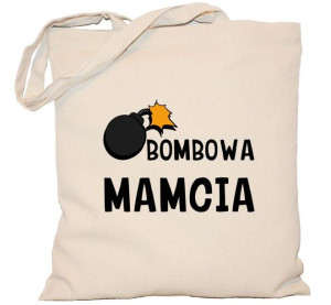 Torba płócienna DZIEŃ MAMY Bombowa Mamcia