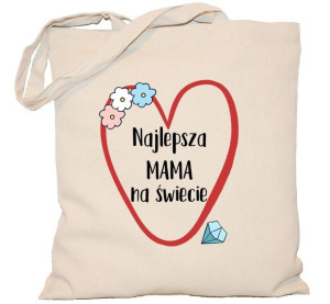 Torba płócienna DZIEŃ MAMY Najlepsza mama na świecie