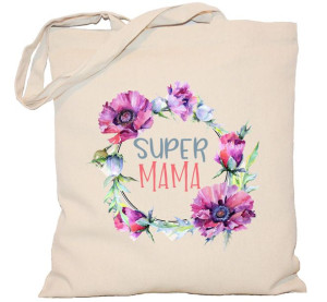 Torba płócienna DZIEŃ MAMY Super Mama