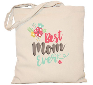 Torba płócienna DZIEŃ MAMY Best mom ever