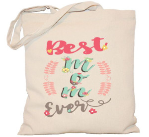 Torba płócienna DZIEŃ MAMY Best mom ever