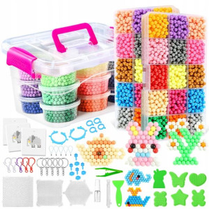 Koraliki Wodne Aquabeads Szablony Zestaw Xxl 11000+ Szt. Prezent Dla Dzieci