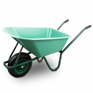 Taczka Ogrodowa Taczki Ogrodowe /budowlana Jednokołowa 100l 250kg Misa Pvc