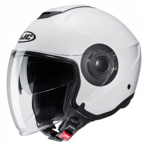 Hjc Kask Otwarty I40 Semi Flat Biały M