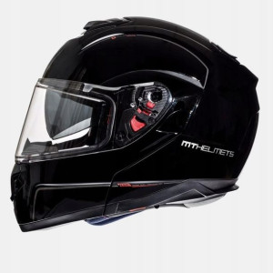 Mt Kask Szczękowy Flip-up Atom Solid Z Blendą Xxl