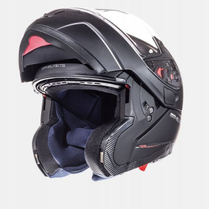 Mt Kask Szczękowy Flip-up Atom Solid Z Blendą Xs