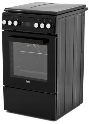 Kuchnia gazowo-elektryczna BEKO FSE52321DBD czarna