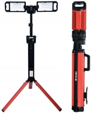 YATO REFLEKTOR Statywie Halogen Akumulatorowy 230V