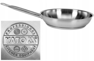 Yato Patelnia Gastronomiczna Indukcja Stal 24 Cm