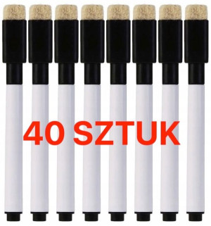 40 Sztuk Markery Suchościeralne Magnes Do Tablicy