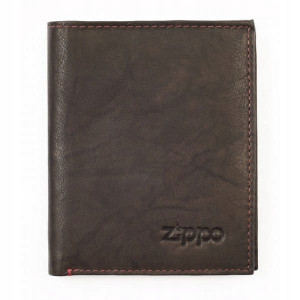 Portfel męski skórzany Zippo 2005121 brąz