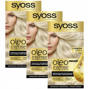 Syoss Oleo Farba 10-50 Popielaty Blond x3