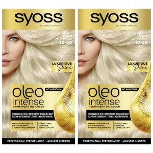 Syoss Oleo Farba do Włosów Popielaty Blond 10-50x2