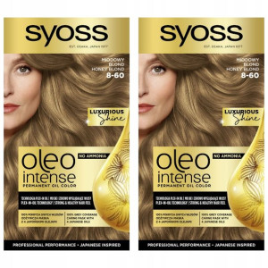 Syoss Oleo Farba do Włosów Miodowy Blond 8-60 x 2