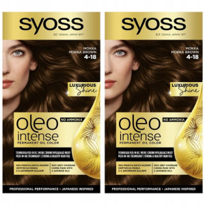 Syoss Oleo Farba do Włosów Mokka 4-18 x 2 szt