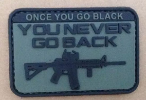 Naszywka 3D - You Never Go Back