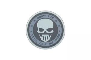 Naszywka 3D - Don't Run,You'll Die Tired