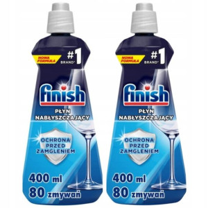 Finish Płyn Nabłyszczasz Do Zmywarki Reg 2x400ml
