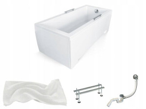 Wanna Modern 140x70 Besco + Obudowa + Syfon!