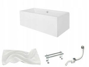 Wanna Quadro 165x75 Besco + Obudowa + Syfon!