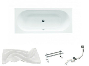 BESCO Wanna 180x80 Vitae SLIM + Syfon Ręcznik